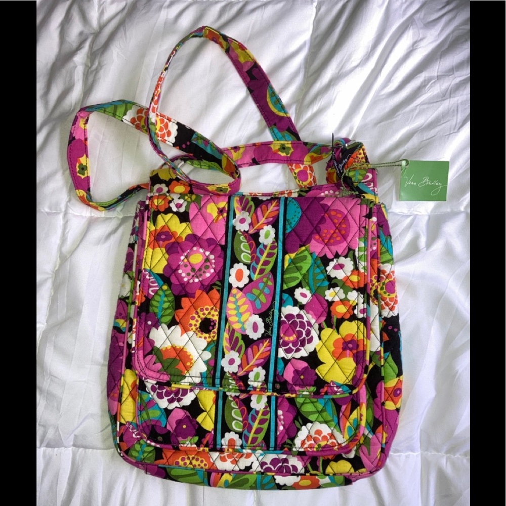 Vera Bradley Va Va Bloom cross body mail bag